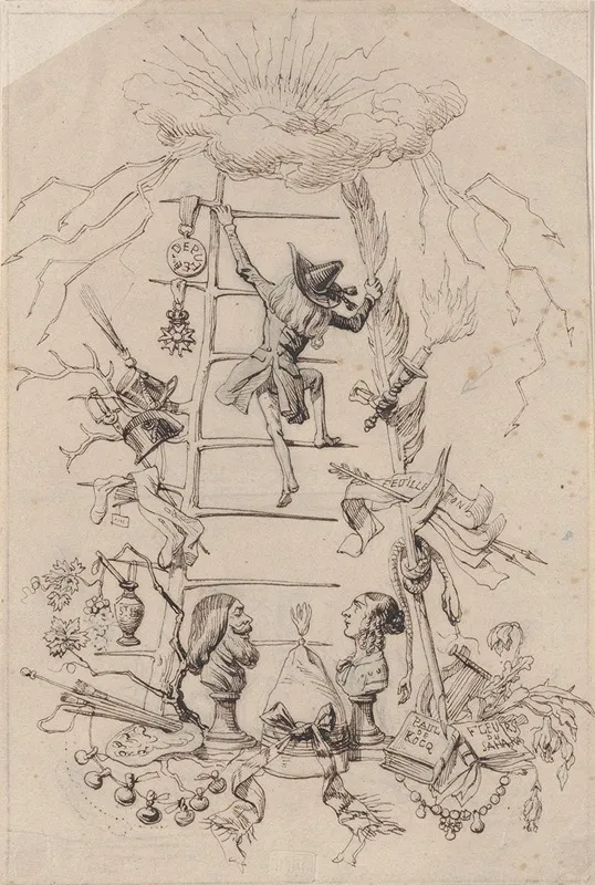 Illustration In Jerome Paturot By Louis Reybaud Paris 1846 4