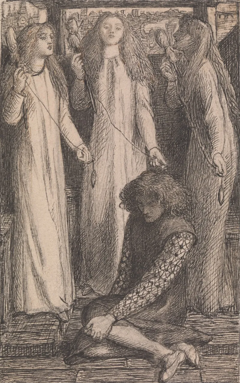 Illustration To The Maids Of Elfen Mere