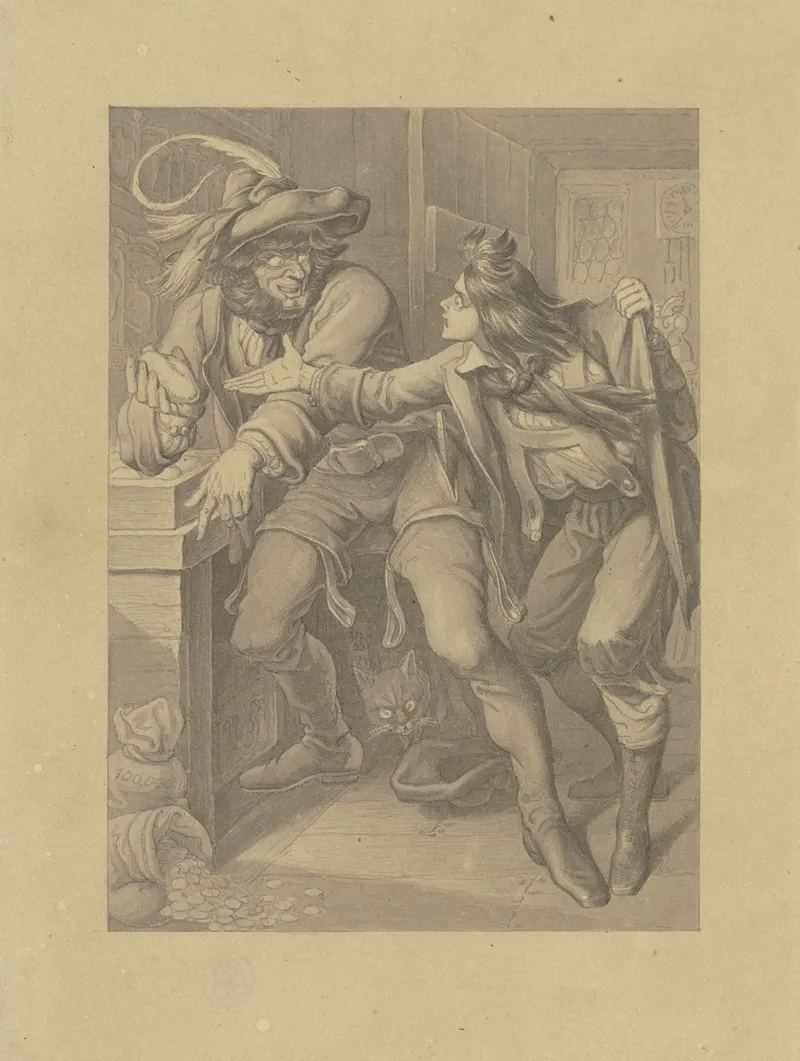 Illustration Zu Hauffs Marchen Das Kalte Herz