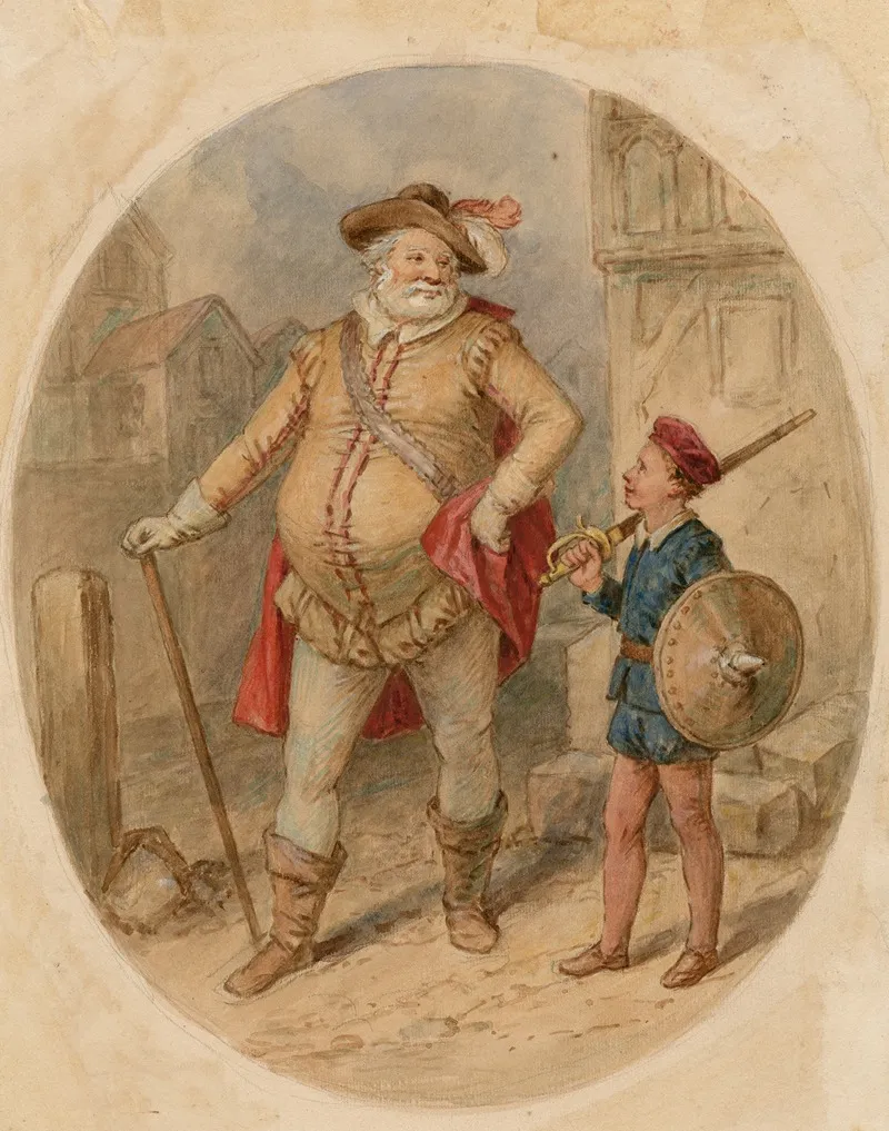 Illustrations To Shakespeares Falstaff Plays Pl 01