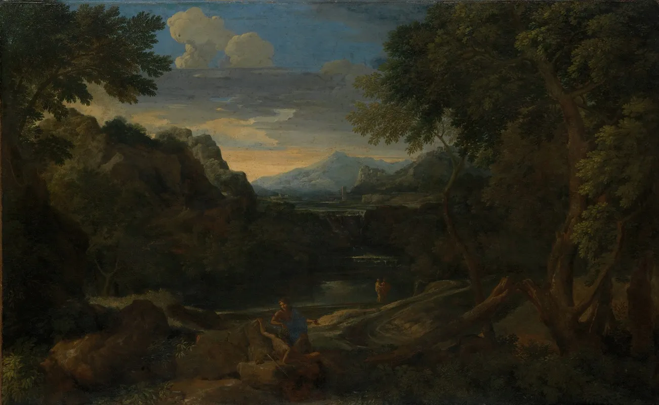 Imaginary Landscape 2 by Gaspard Dughet - Canvas Print