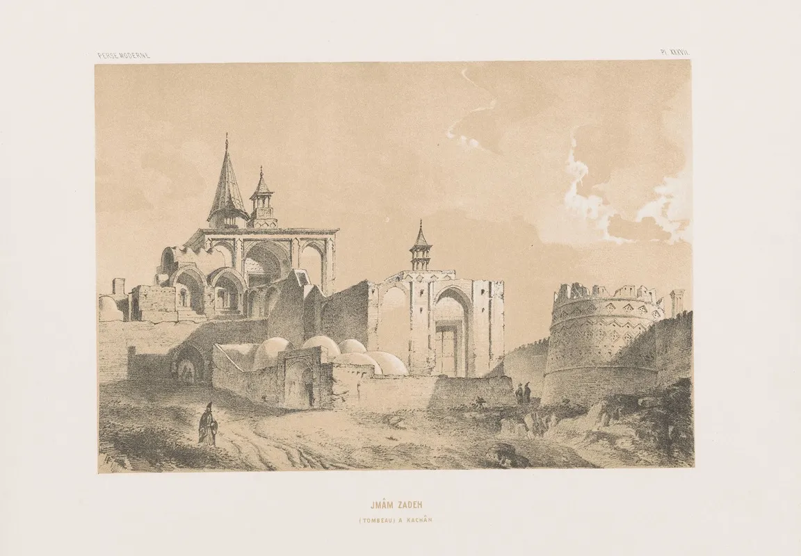 Imam Zadeh by Eugène Flandin - Canvas Print