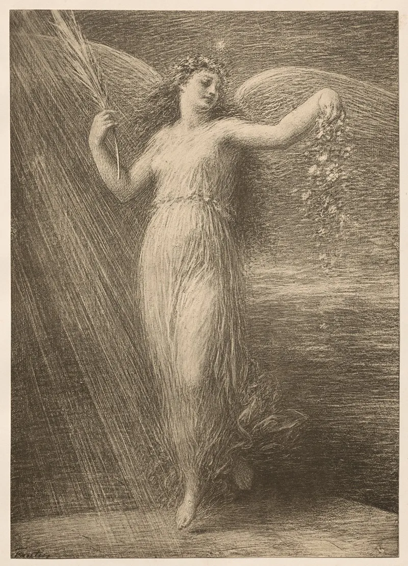 Immortalite by Henri Fantin-Latour - Canvas Print