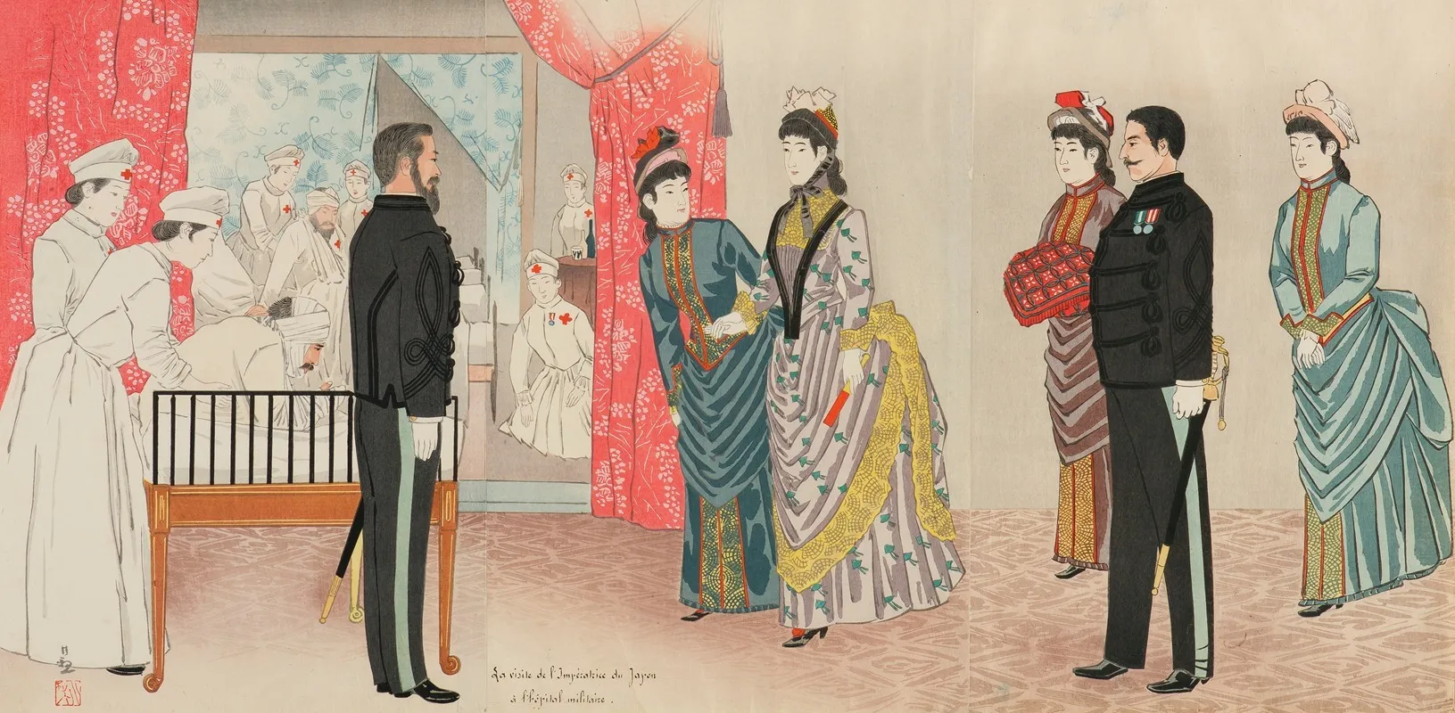 Imperial Visit To A Field Hospital
