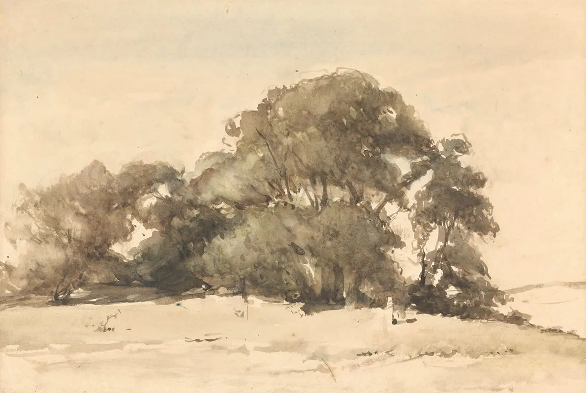 In De Duinen Bij Wassenaar by Johannes Bosboom - Canvas Print