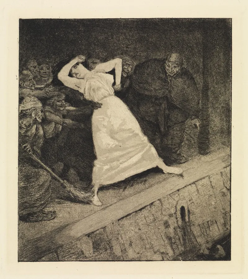 In Die Gosse Ein Leben Opus Viii Blatt 10