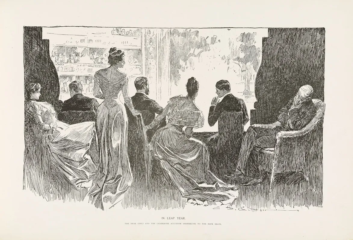 In Leap Year The Dear Girls And The Chaperone Accustom Themselves To The Back Seats