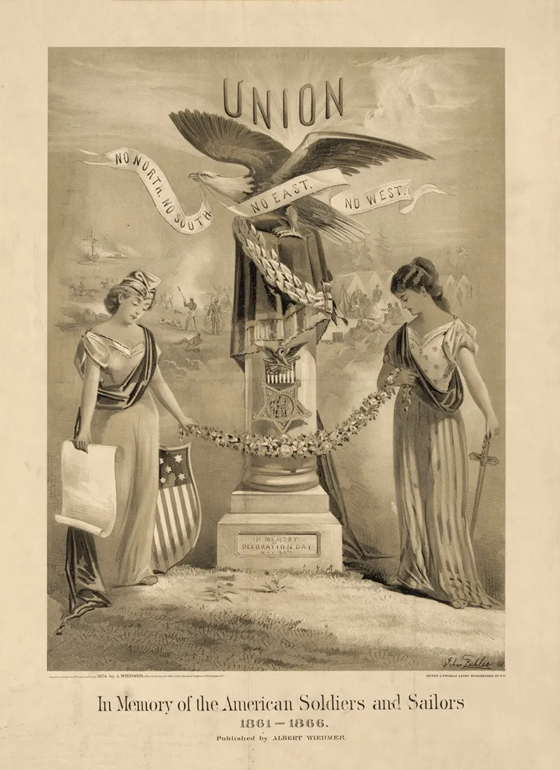 In Memory Of The American Soldiers And Sailors 1861 1866