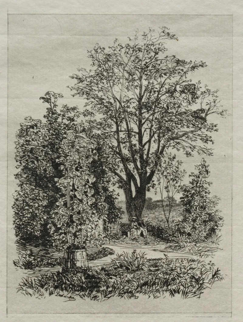 In My Bordeaux Garden by Maxime Lalanne - Canvas Print