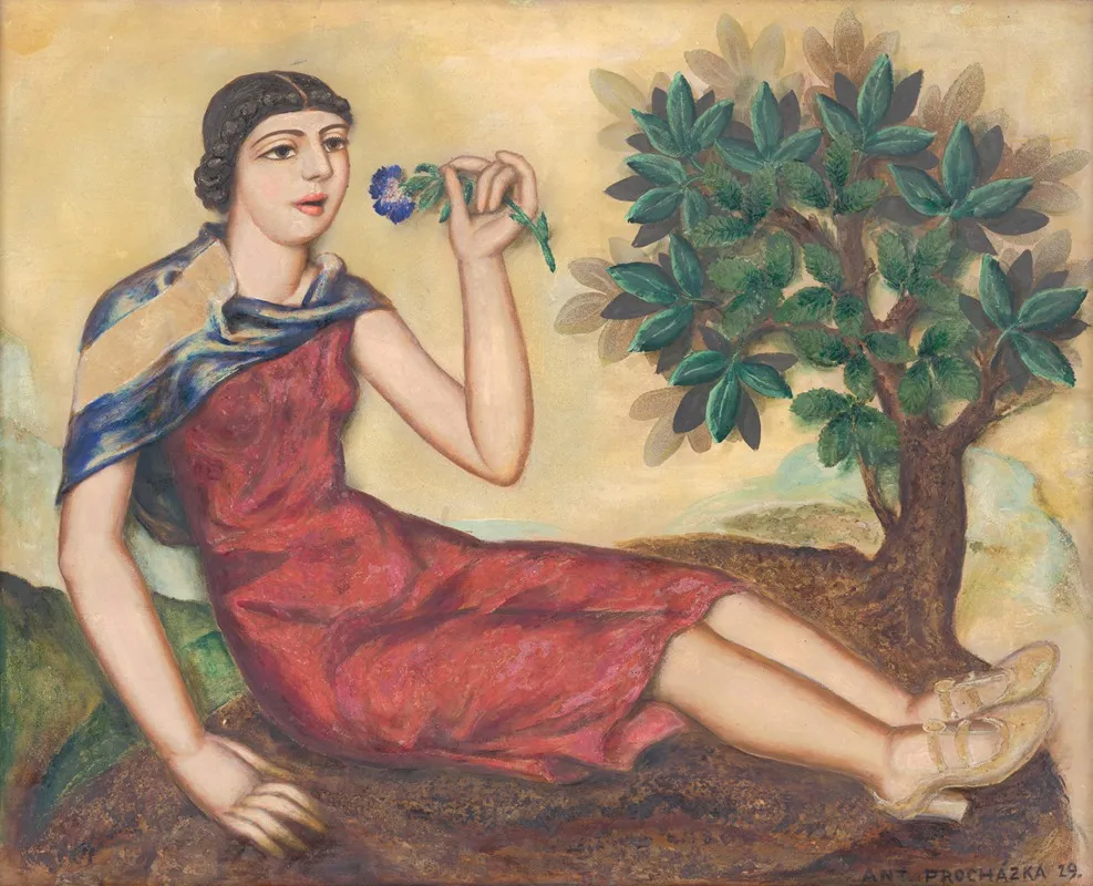 In Spring by Antonin Procházka - Canvas Print