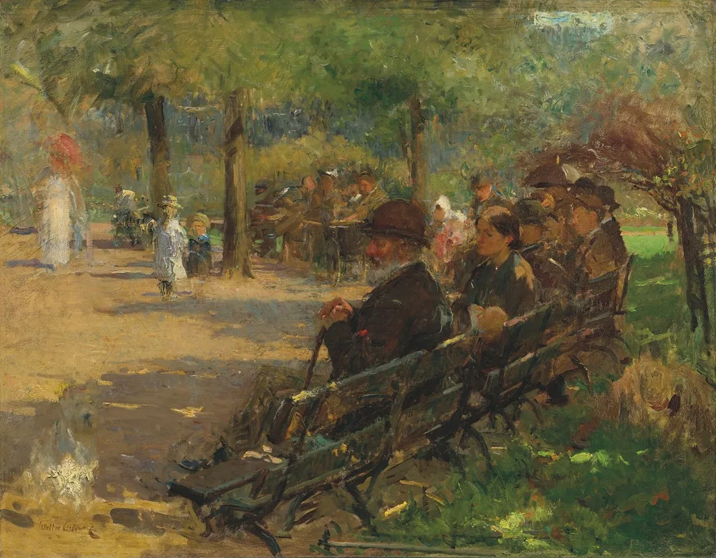 In St Stephens Green by Walter Frederick Osborne - Canvas Print
