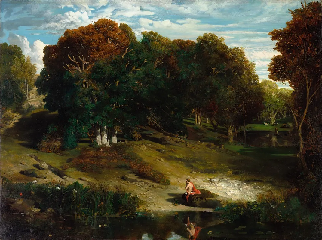 In The Forest by Celestin Nanteuil - Canvas Print