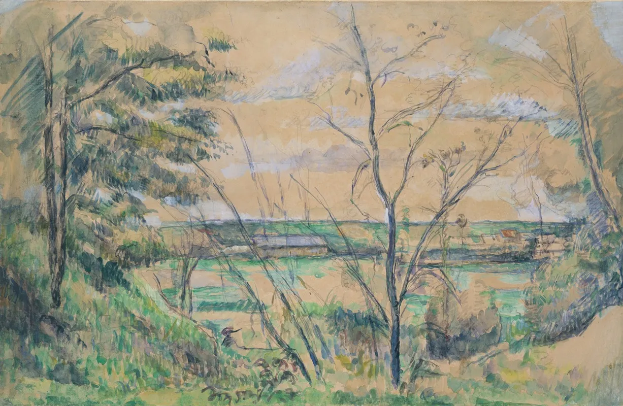 In The Oise Valley by Paul Cézanne - Canvas Print
