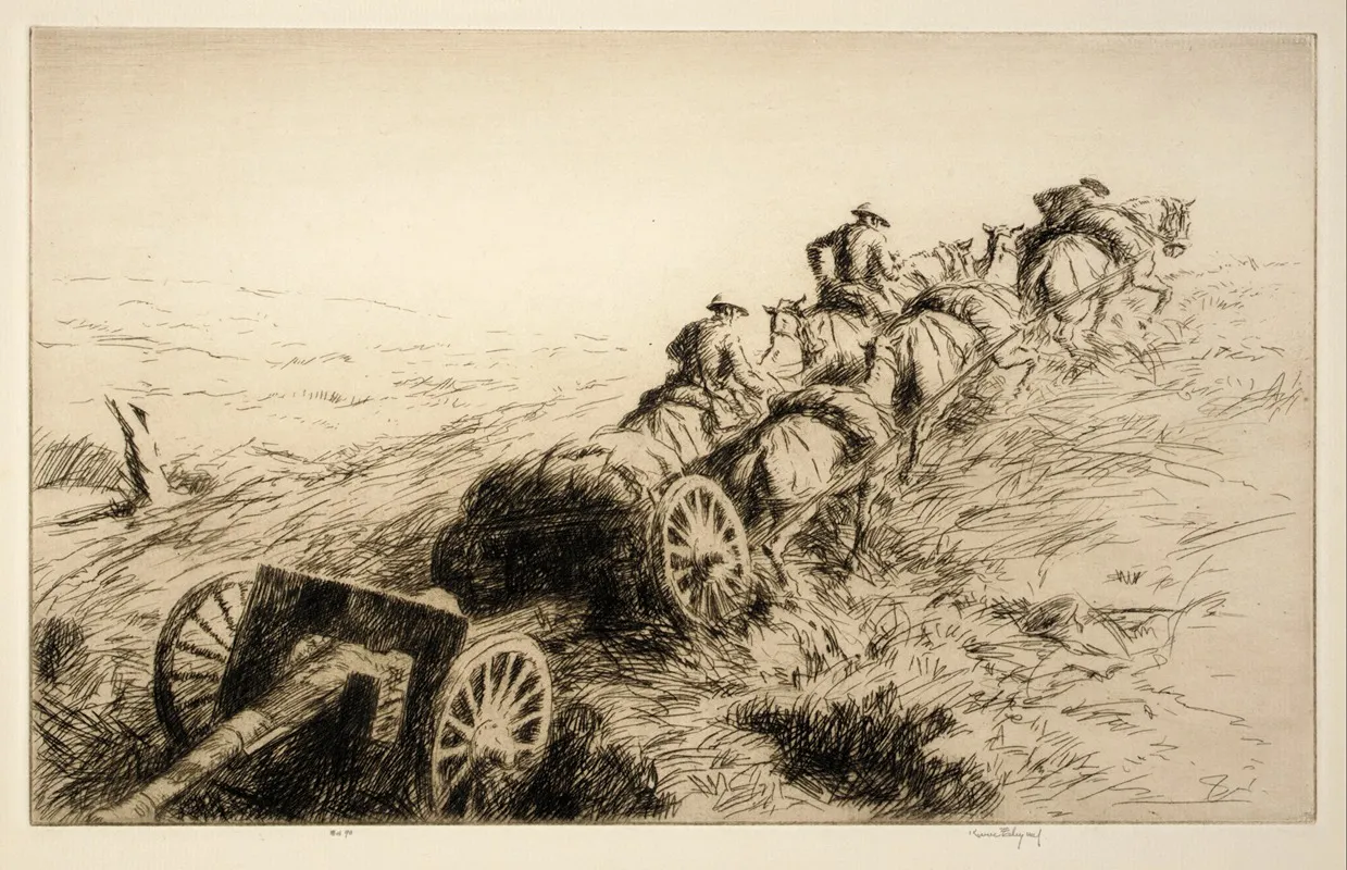 In The Open by Kerr Eby - Canvas Print