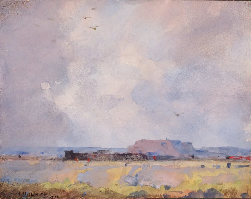 In The Plateau Country With An Inhabited Pueblo