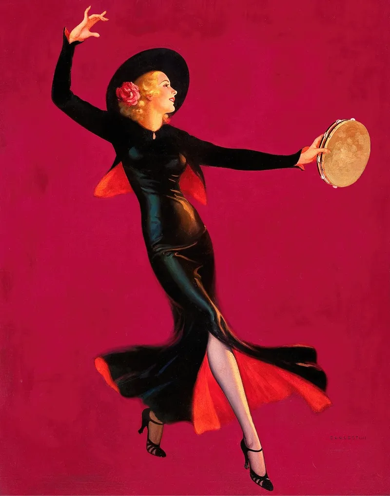 In The Spotlight by Edward Mason Eggleston - Canvas Print