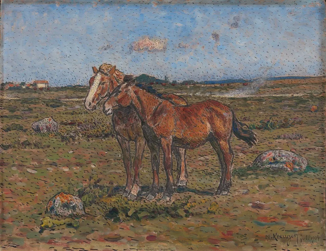 In The Wind by Nils Kreuger - Canvas Print