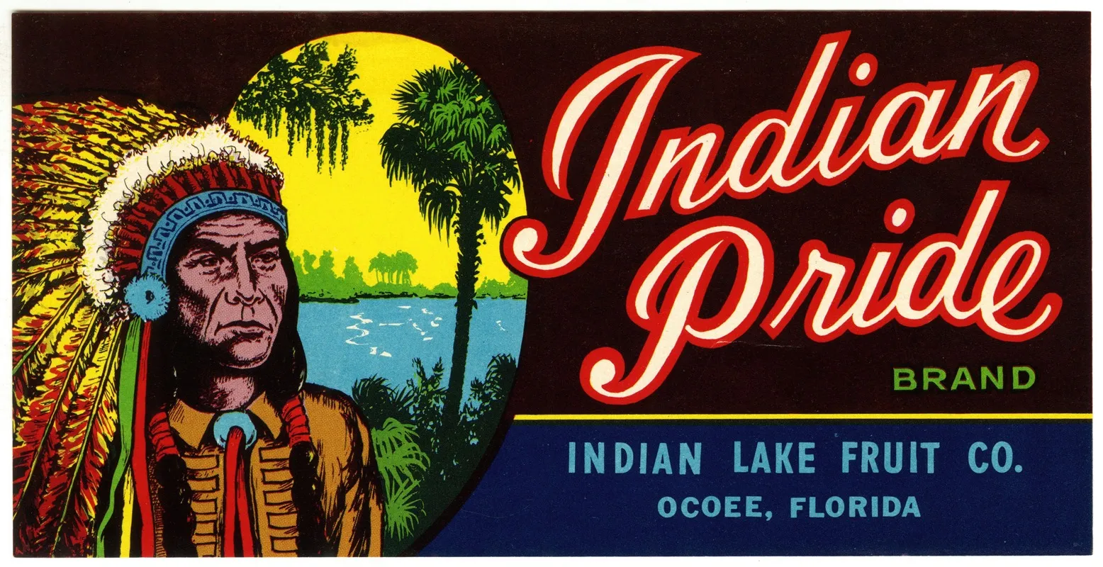 Indian Pride Brand Fruit Label