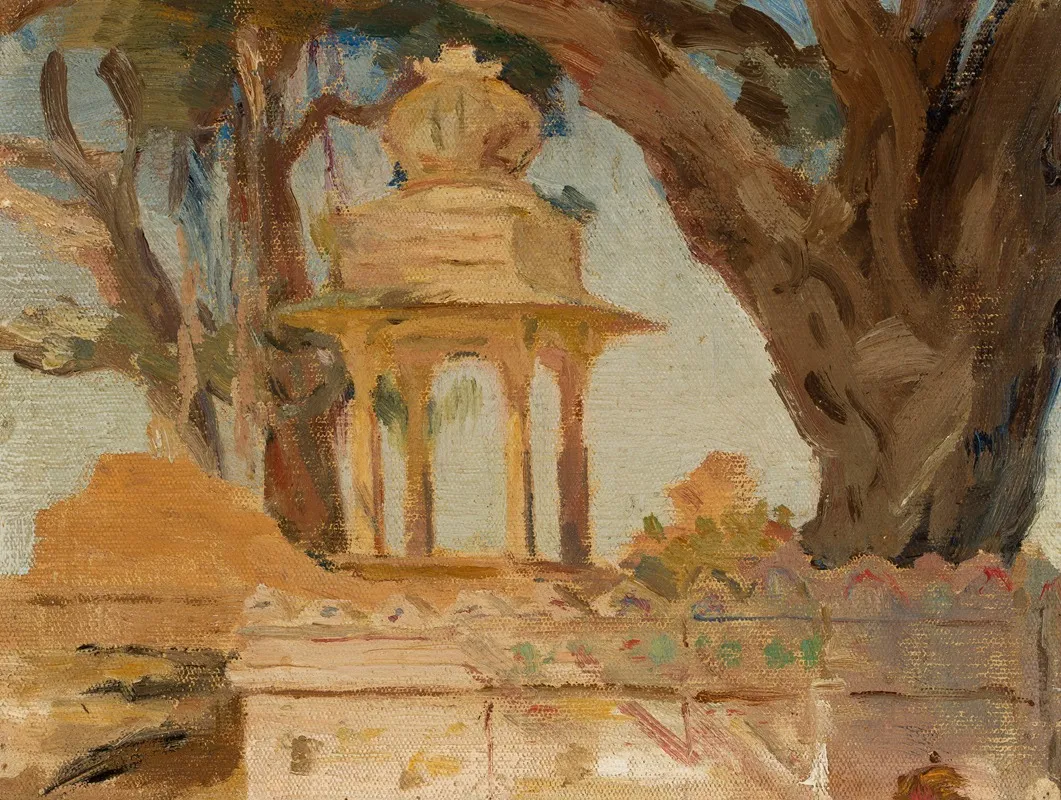 Indian Shrine Hiesa In Udaipur From The Journey To India