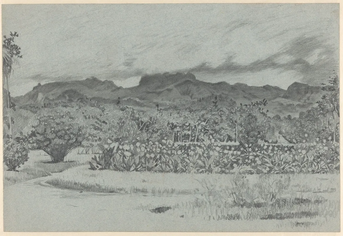 Indisch Landschap 2 by Willem Witsen - Canvas Print