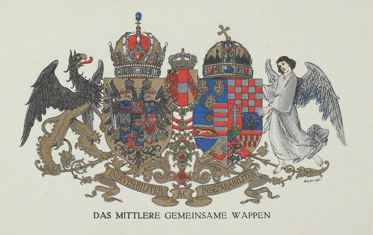Indivisibiliter Ac Inseparabiliter Das Mittlere Gemeinsame Wappen