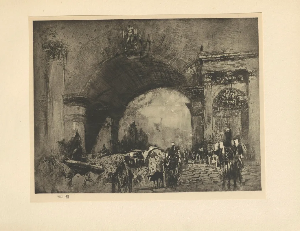 In‎ ‎the‎ ‎days‎ Of‎ ‎justinian by William Walcot - Canvas Print