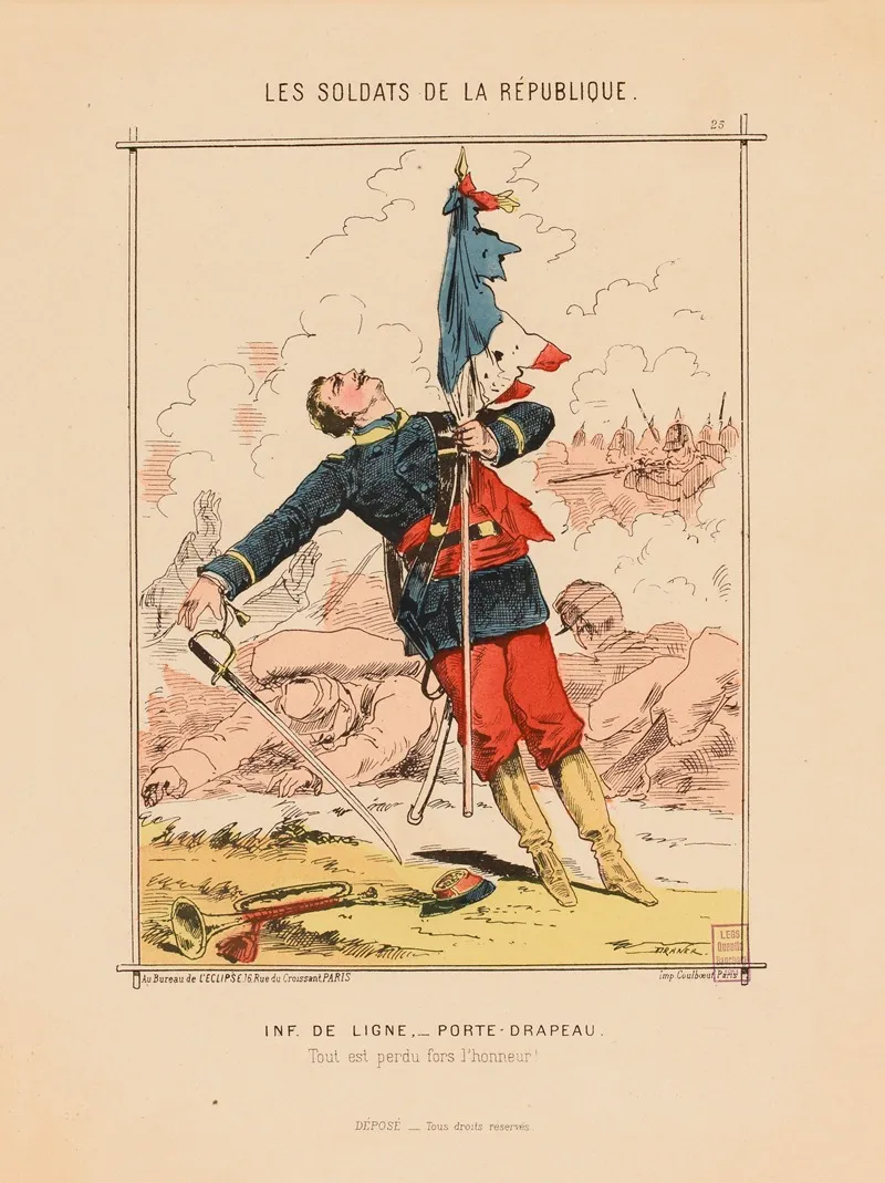 Inf De Ligne Porte Drapeau