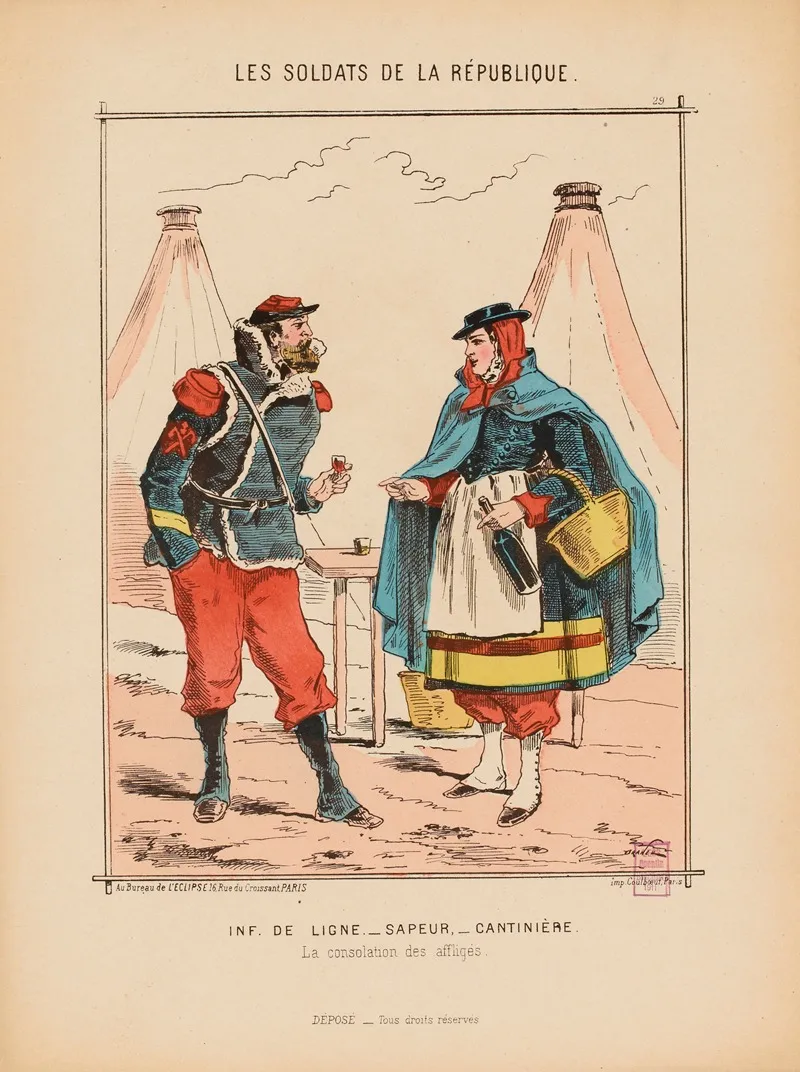Inf De Ligne Sapeur Cantiniere