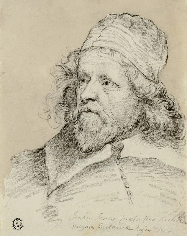 Inigo Jones by Follower of Anthony van Dyck - Canvas Print