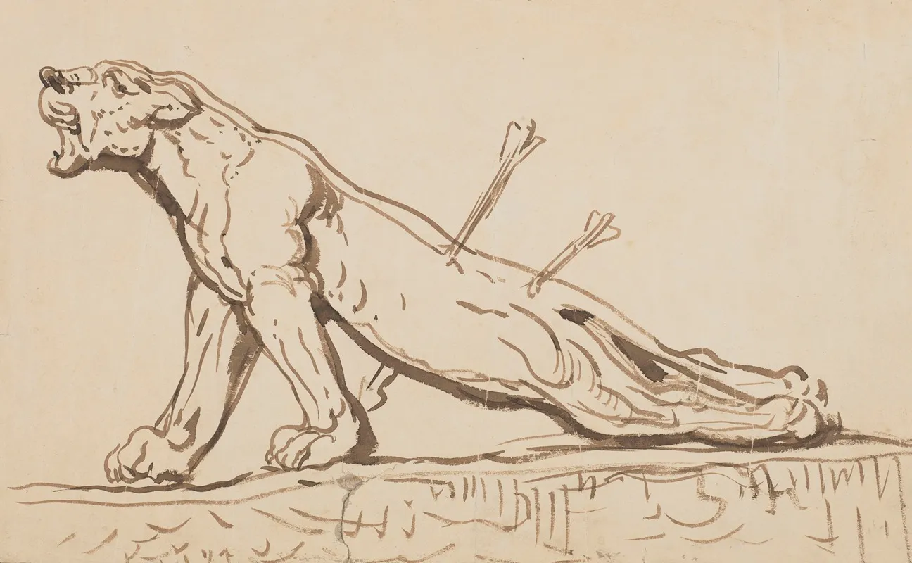Injured Lioness