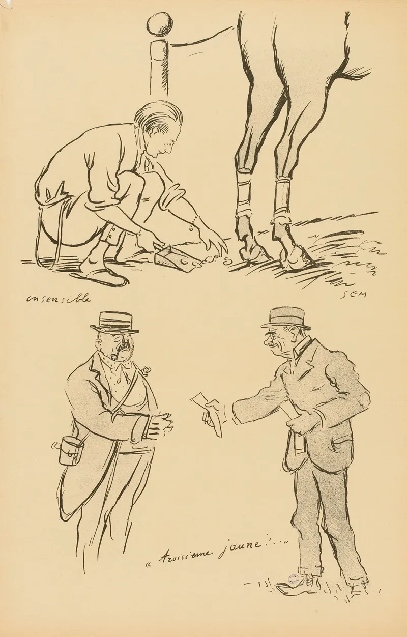 Insensible by Georges Goursat (Sem) - Canvas Print