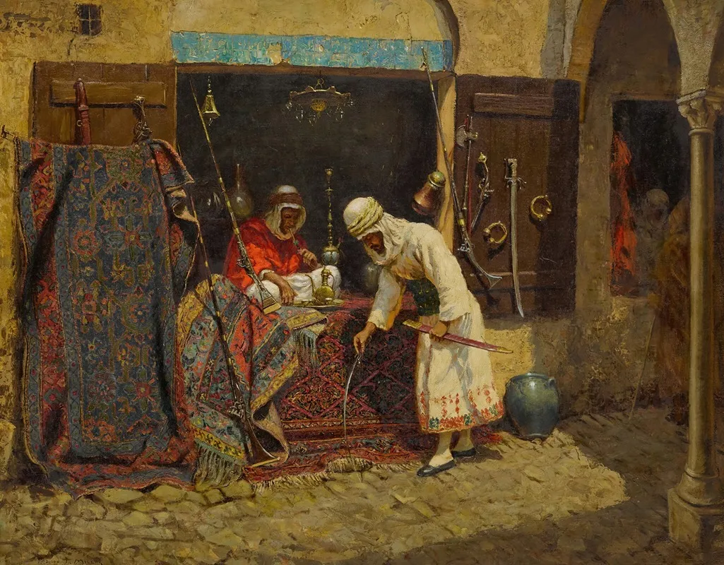 Inspecting The Sword