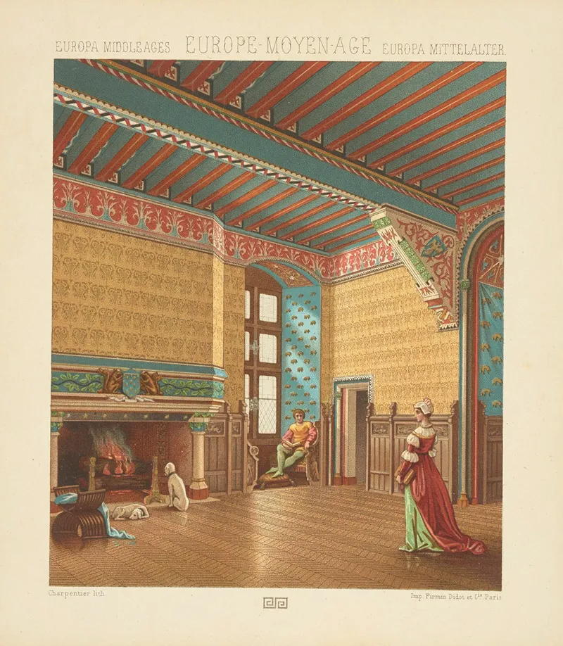 Interieur De Lhabitation Francais Xve Siecle