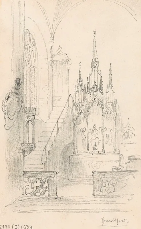 Interior Of A Church In Frankfurt