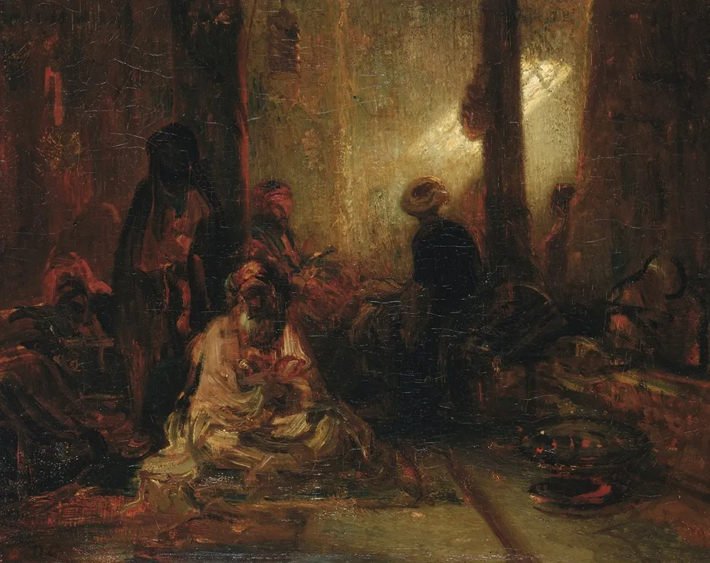 Interior Of A Turkish Cafe