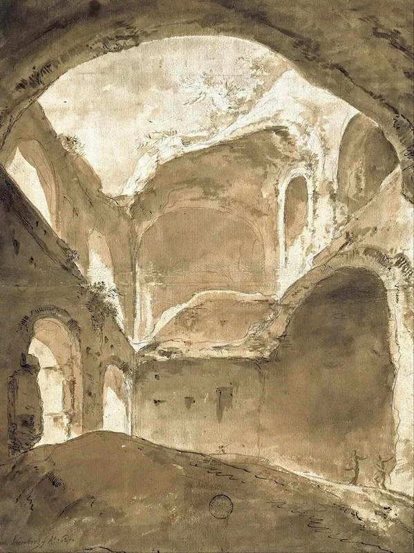 Interior Of An Ancient Ruin
