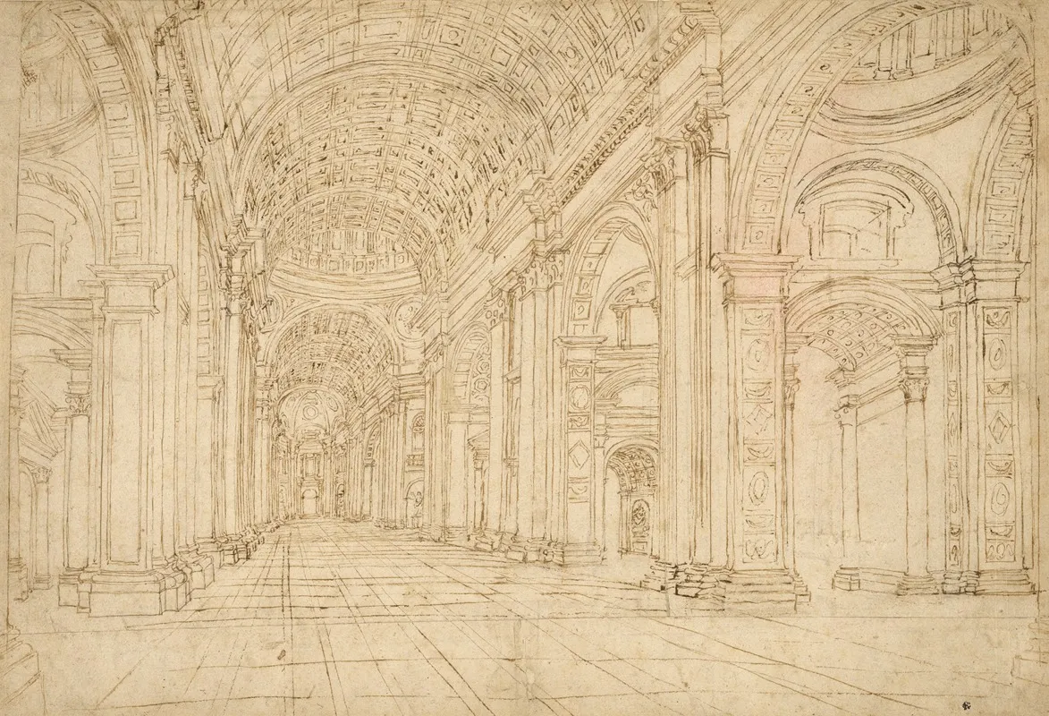 Interior Of Saint Peters Basilica