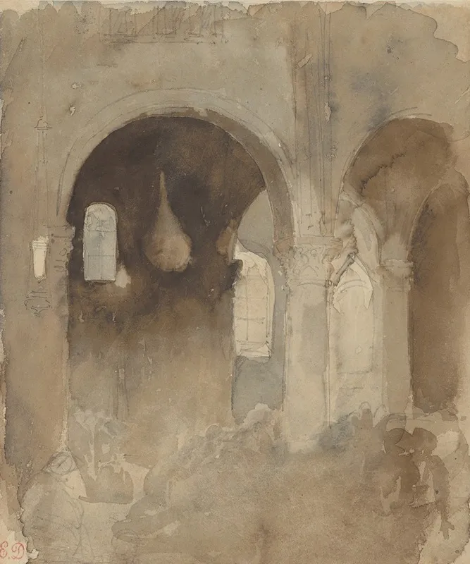 Interior Of The Church Of Valmont Abbey