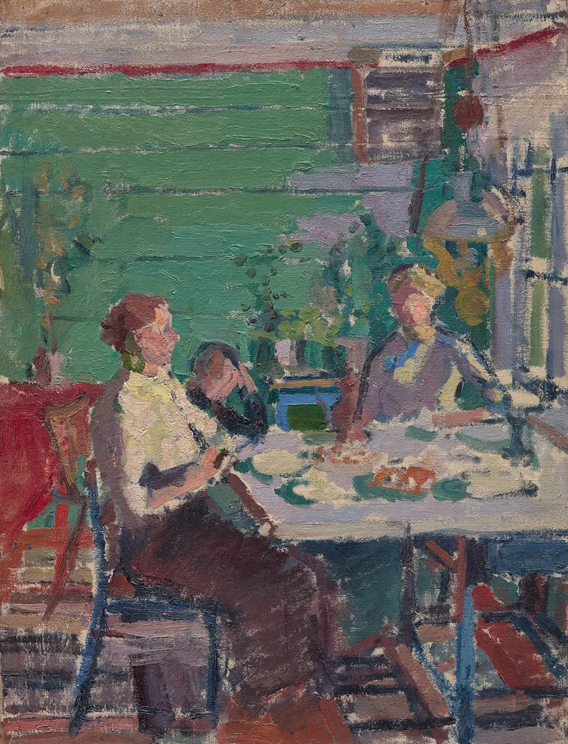 Interior Scene Possibly In Norway