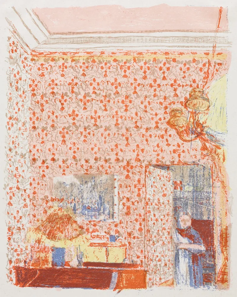 Interior With Pink Wallpaper I