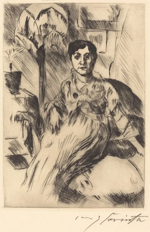 Interior With Woman Interieur Mit Frau