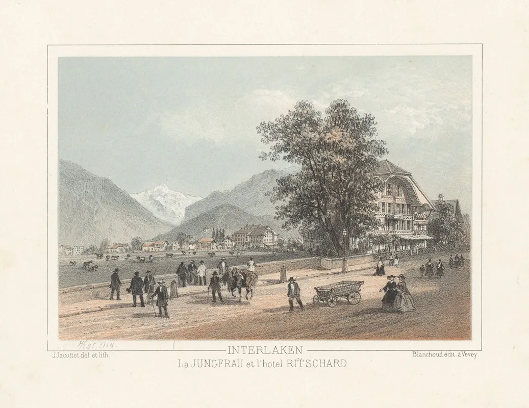 Interlaken La Jungfrau Et Lhotel Ritschard