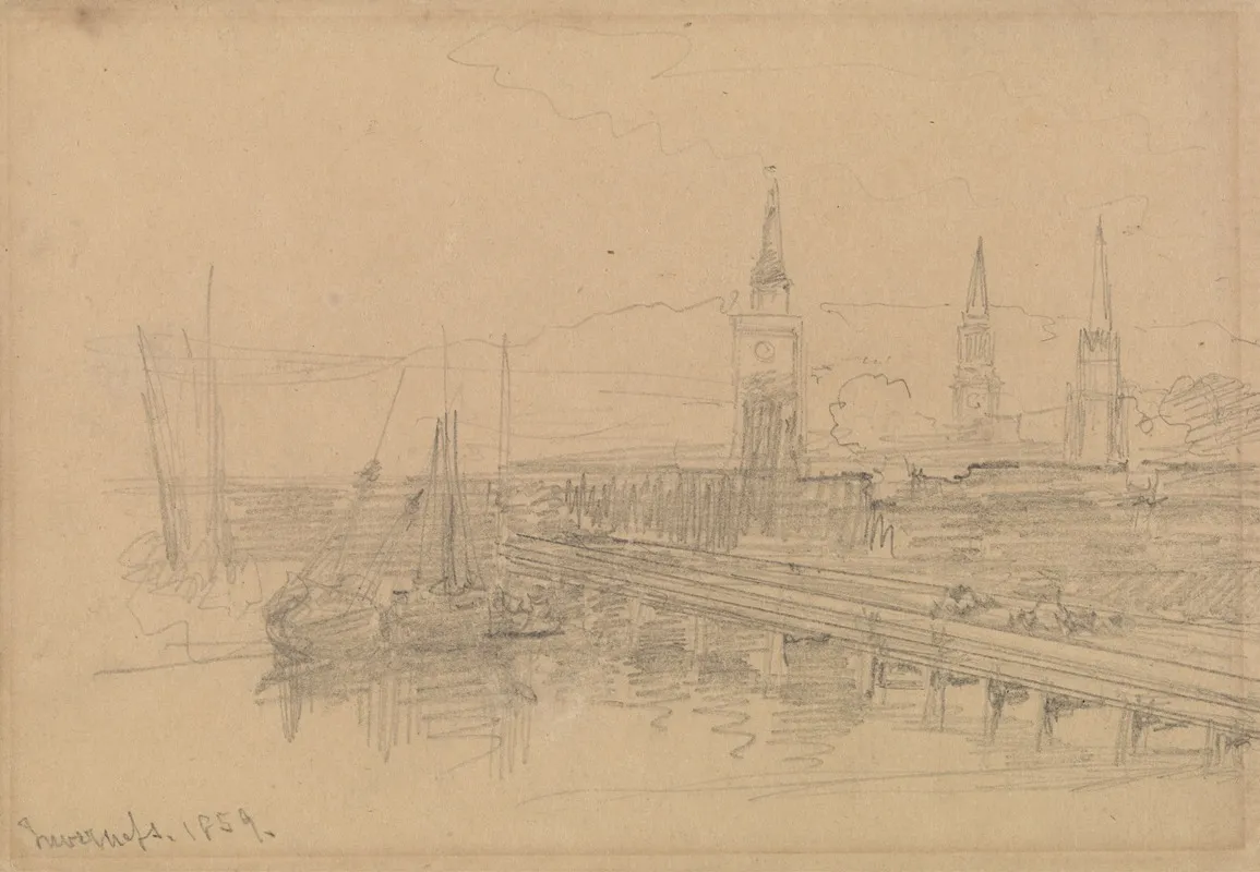 Inverness by David Roberts - Canvas Print