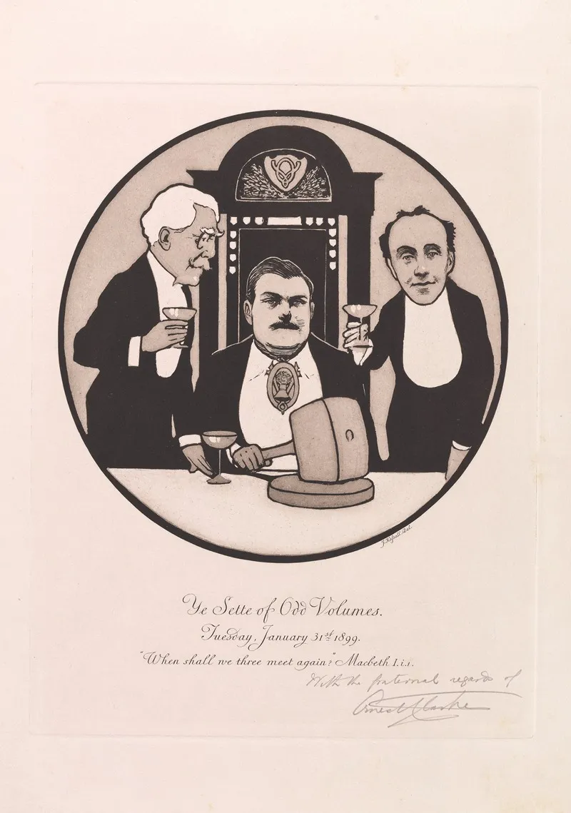 Invitation For January 31 1899 by Ernest Clarke - Canvas Print