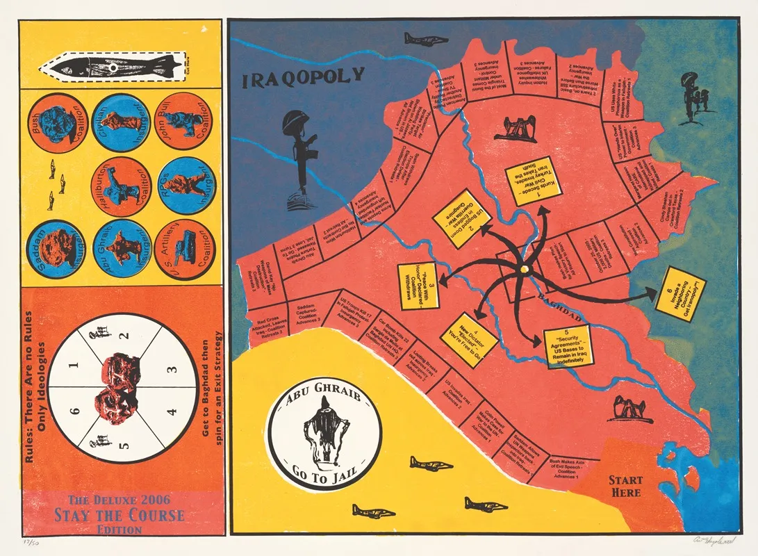 Iraqopoly by Art Hazelwood - Canvas Print