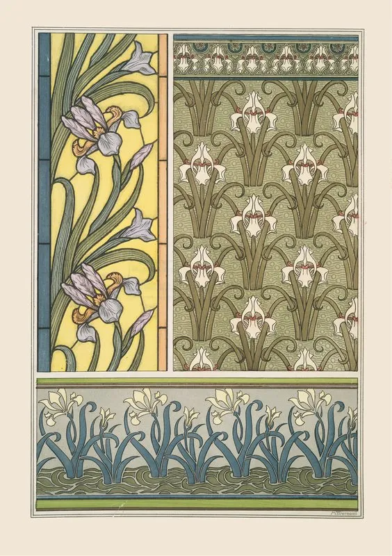 Iris 2 by Maurice Pillard Verneuil - Canvas Print