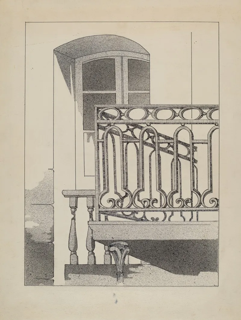 Iron Balcony by Arelia Arbo - Canvas Print