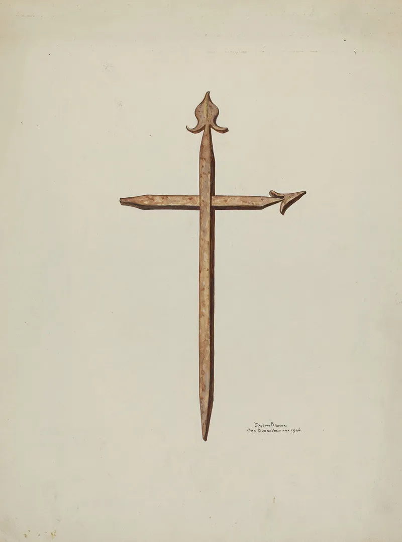 Iron Cross by Dayton Brown - Canvas Print