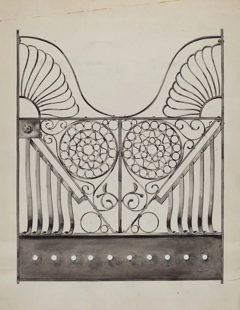 Iron Gate 5 by Sebastian Simonet - Canvas Print