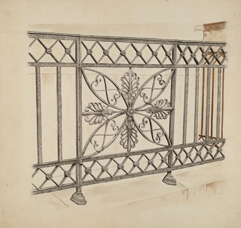 Iron Gate And Fence 13